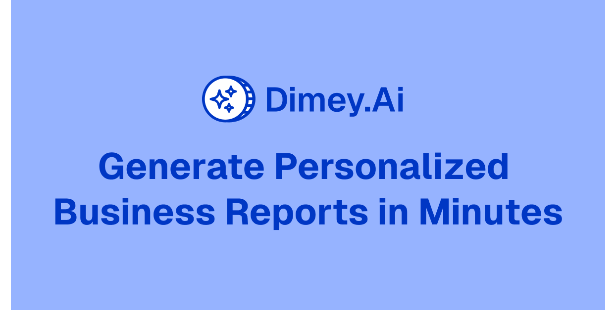 AI-Powered Business Reports in Minutes logo